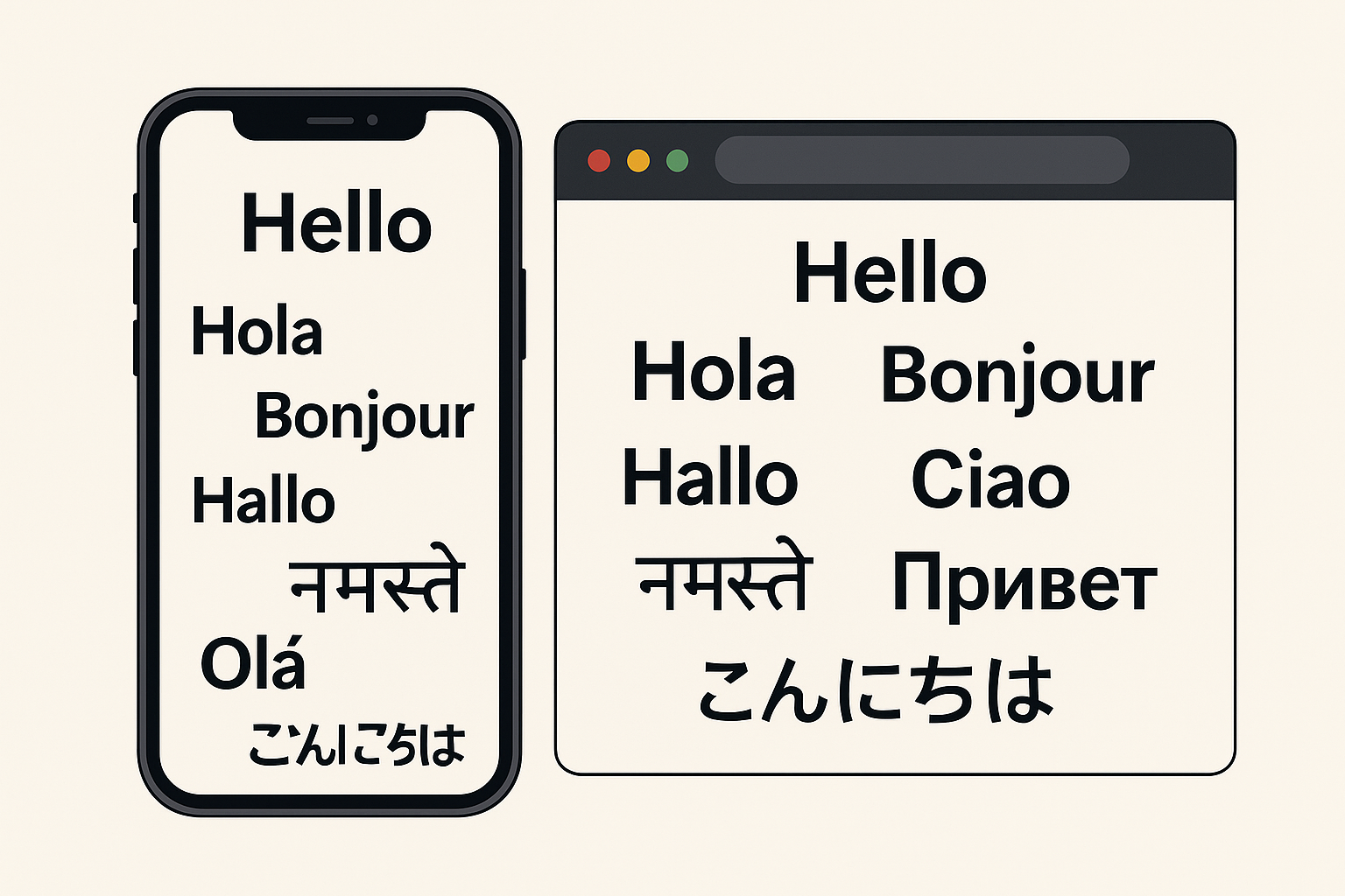 Translating apps in many languages automatically